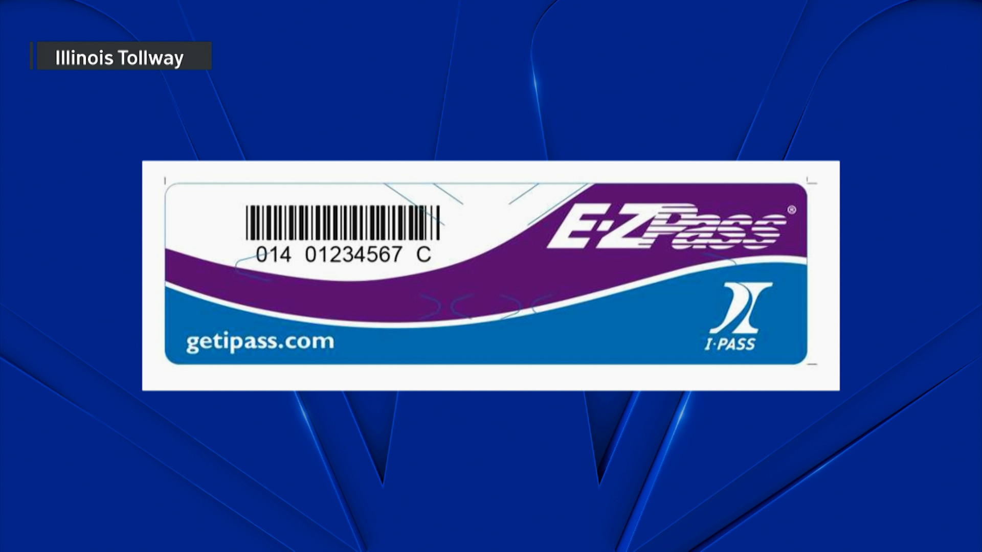 Image of the new I-PASS sticker, which simplifies toll collection for Illinois Tollway users.