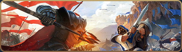 A player character switching gear to demonstrate the classless system in Albion Online Online.