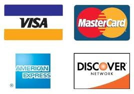 Accepted Credit Cards for Online Payment