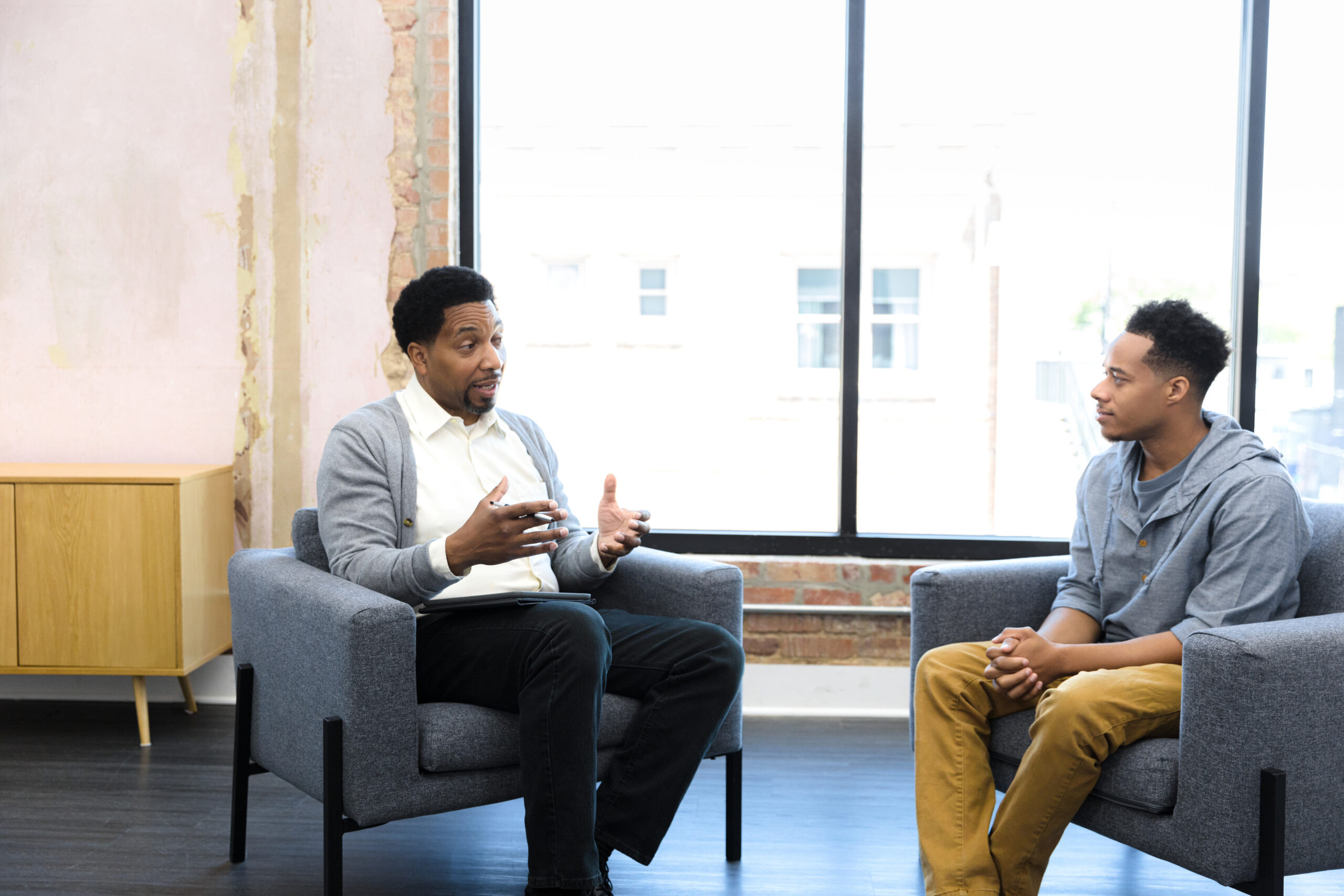 Student in a counseling session, representing Master of Arts in Counseling program