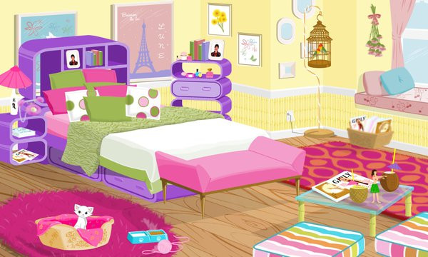 My Scene Room Makeover Game